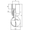 Tête de lavage rotative Tanko S40