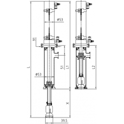 Tête de lavage rotative Tanko RT
